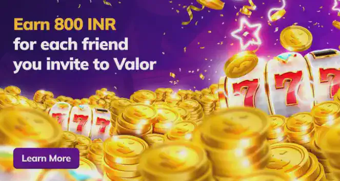 Valor welcome bonus